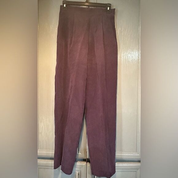 Dana Buchanan Petites Silk Suit Purple - Picture 7 of 11